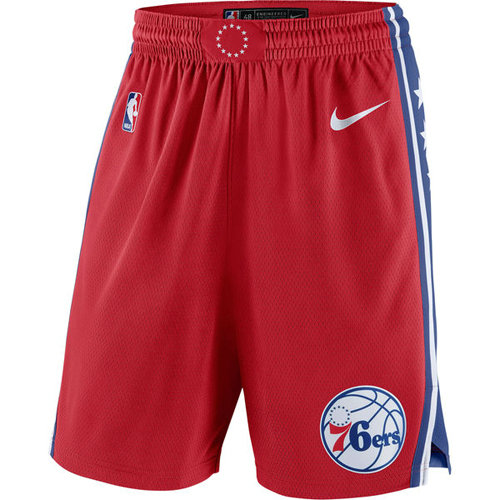 Pantalones Cortos baloncesto 2017-18 Rojo Philadelphia 76ers Hombre