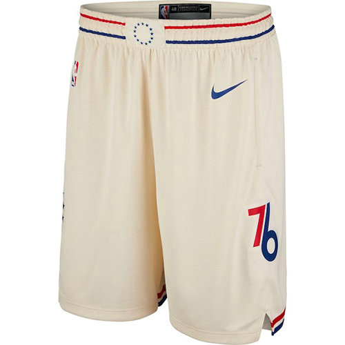 Pantalones Cortos baloncesto Ciudad 2017-18 Amarillo Philadelphia 76ers Hombre