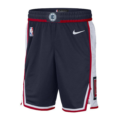Pantalones Cortos baloncesto Ciudad 2018-19 Azul Los Angeles Clippers Hombre