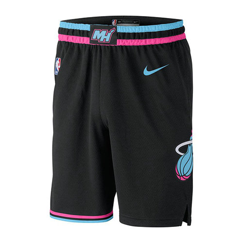 Pantalones Cortos baloncesto Ciudad 2018-19 Negro Miami Heat Hombre