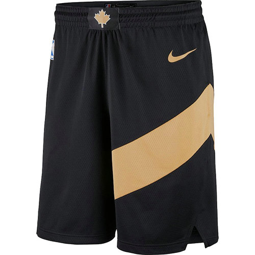 Pantalones Cortos baloncesto Ciudad 2018 Negro Toronto Raptors Hombre