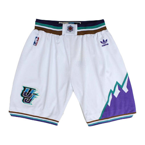Pantalones Cortos baloncesto Hardwood Classics Blanco Utah Jazz Hombre