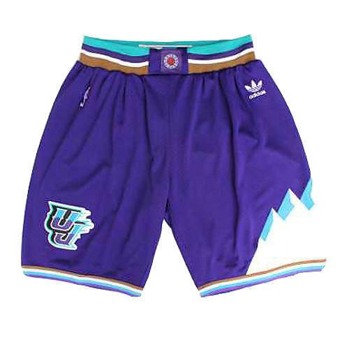 Pantalones Cortos baloncesto Hardwood Classics P鐓pura Utah Jazz Hombre