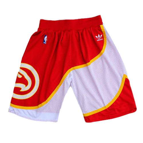 Pantalones Cortos baloncesto Hardwood Classics Rojo Atlanta Hawks Hombre