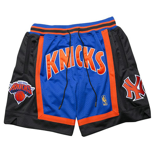 Pantalones Cortos baloncesto Just don Azul New York Knicks Hombre