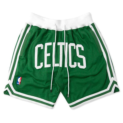Pantalones Cortos baloncesto Just don Verde Boston Celtics Hombre