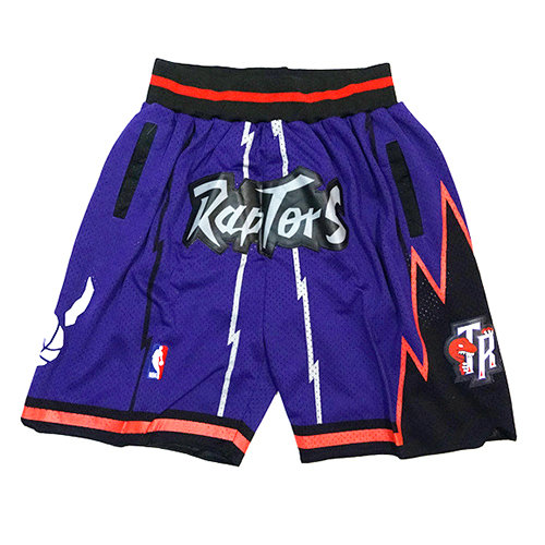 Pantalones Cortos baloncesto Retro P鐓pura Toronto Raptors Hombre