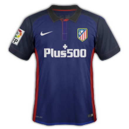 Tailandia Camiseta del Atletico Madrid 2015-2016 Segunda Equipacion