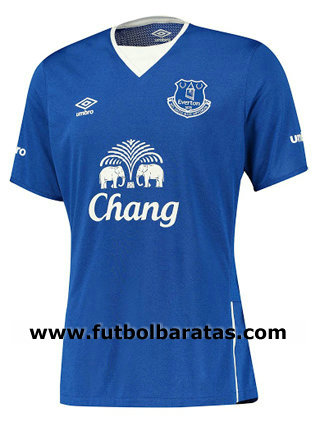 Tailandia camiseta del Everton 2014-2015 Primera Equipacion