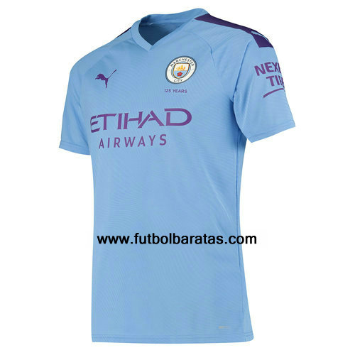 Tailandia Camiseta del Manchester City 2019-2020 Primera Equipacion