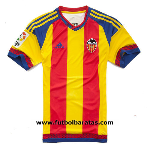 Tailandia camiseta del Valencia 2015- 2016 Segunda Equipacion