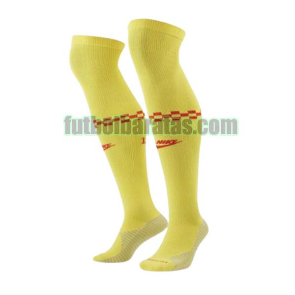 calcetines liverpool 2021 2022 amarillo tercera