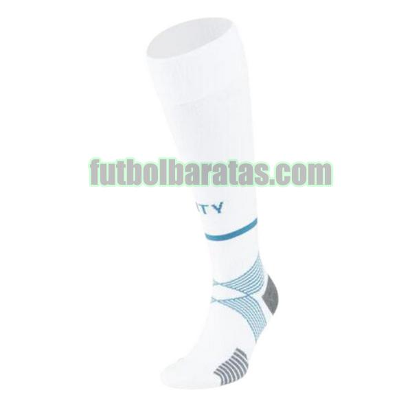 calcetines manchester city 2021 2022 blanco segunda