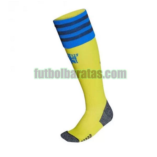 calcetines manchester united 2021 2022 amarillo tercera