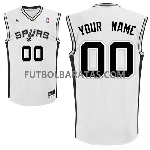 camiseta 00 san antonio spurs 2017 blanc personalizar