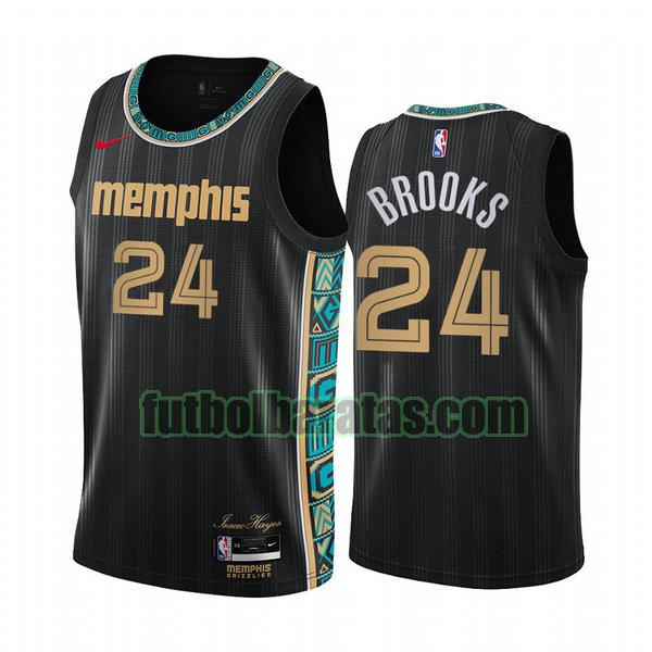 camiseta 2020 2021 dillon brooks 24 memphis grizzlies negro hombre