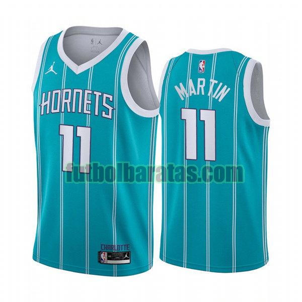 camiseta 2020 21 cody martin 11 charlotte hornets púrpura hombre