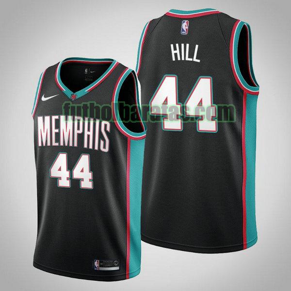 camiseta 2020 21 hill 44 memphis grizzlies negro hombre