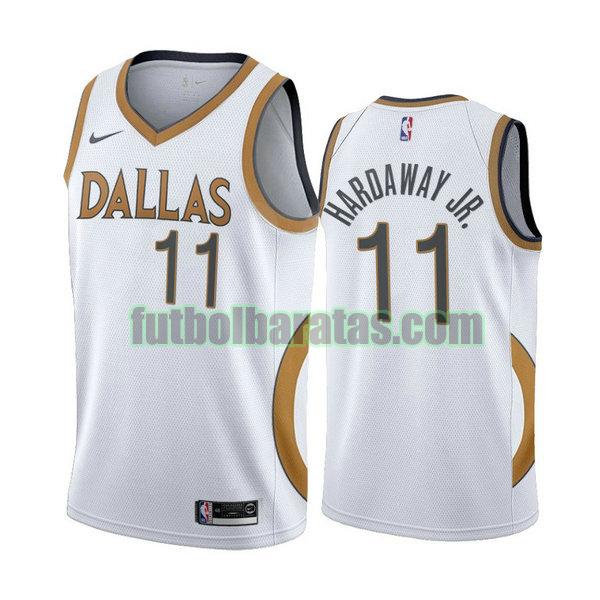 camiseta 2020 tim hardaway jr. 11 dallas mavericks blanco hombre