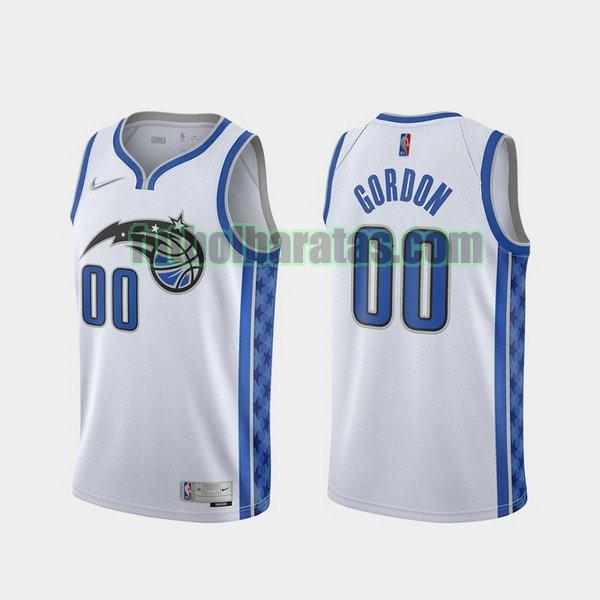 camiseta 2021 aaron gordon 0 orlando magic blanco hombre