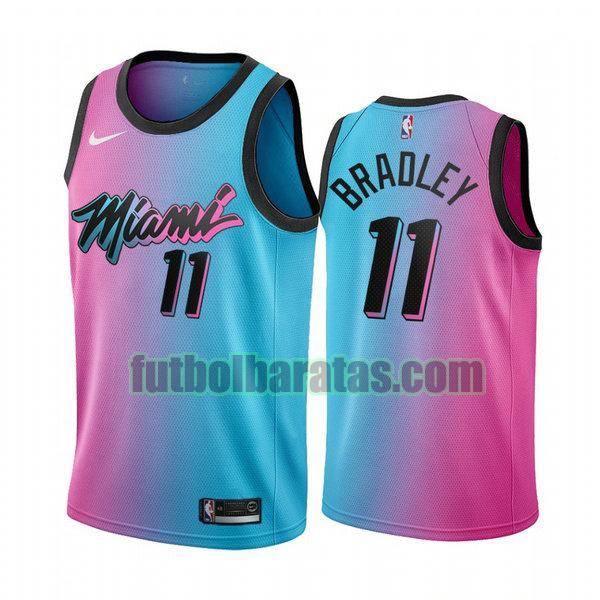 camiseta 2021 avery bradley 11 miami heat rosa hombre