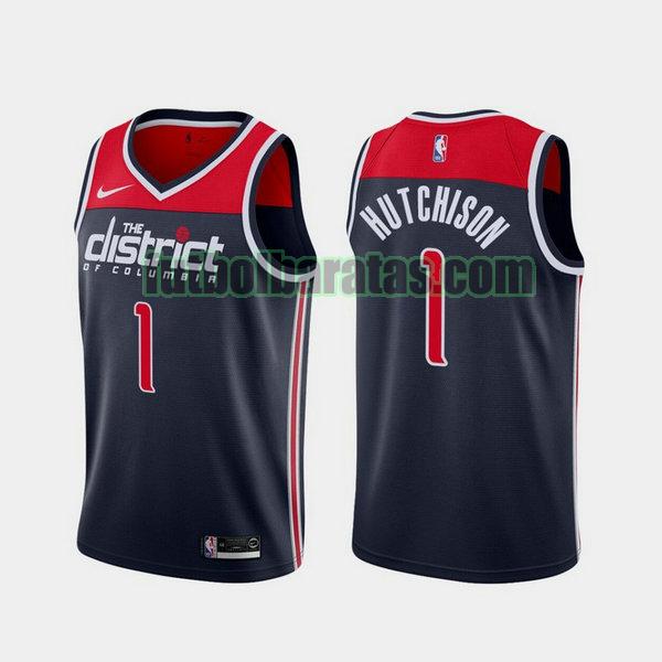 camiseta 2021 chandler hutchison 1 washington wizards armada hombre