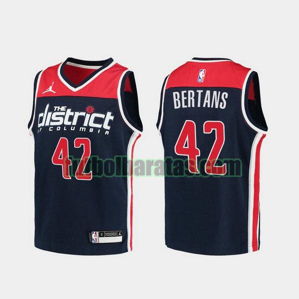 camiseta 2021 davis bertans 42 washington wizards armada hombre