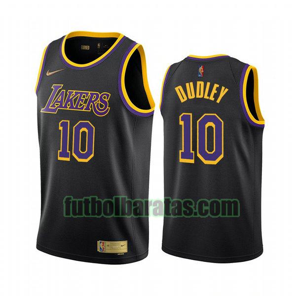 camiseta 2021 jared dudley 10 los angeles lakers negro hombre