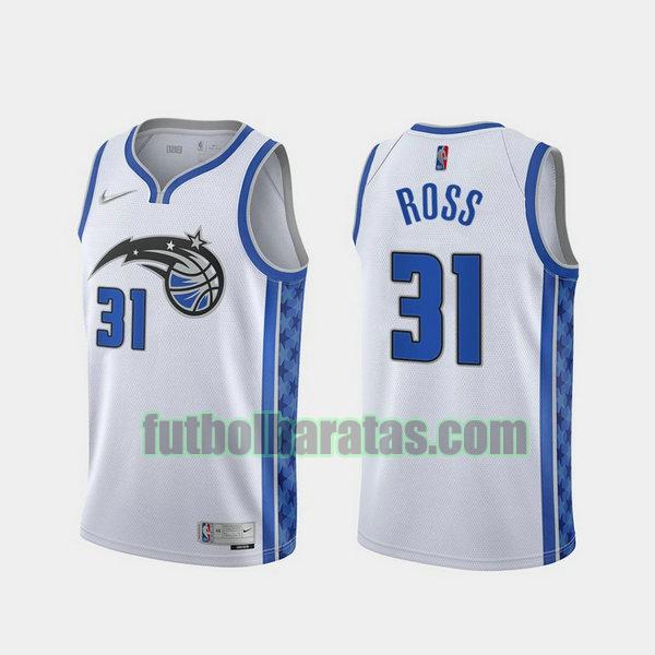 camiseta 2021 terrence ross 31 orlando magic blanco hombre