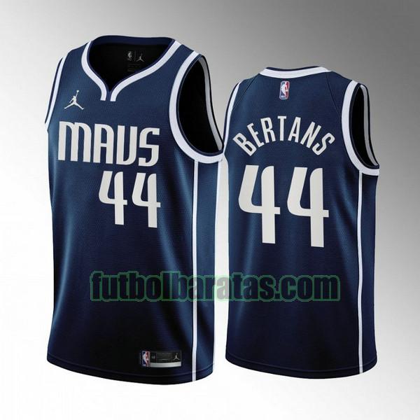 camiseta 2022-2023 davis bertans 44 dallas mavericks azul hombre