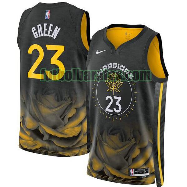 camiseta 2022-2023 draymond green 22 golden state warriors negro hombre