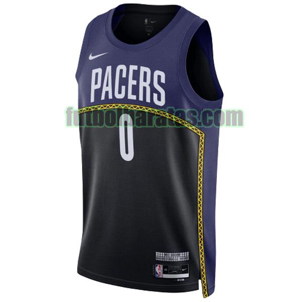 camiseta 2022 2023 bennedict mathurin 0 indiana pacers azul hombre