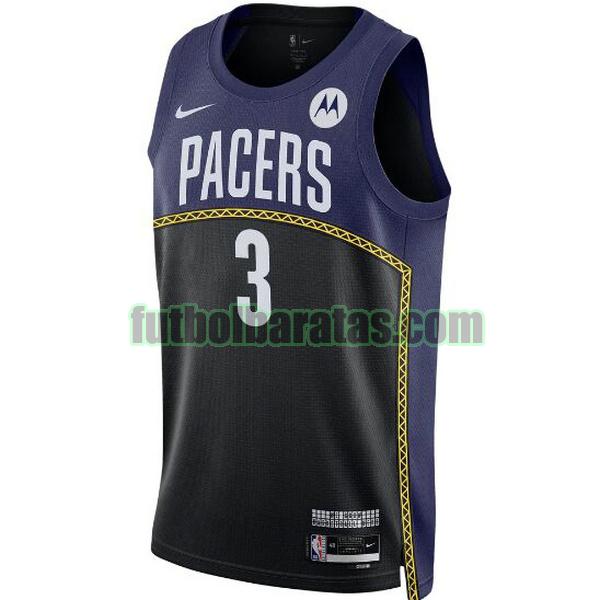 camiseta 2022 2023 chris duarte 3 indiana pacers azul hombre