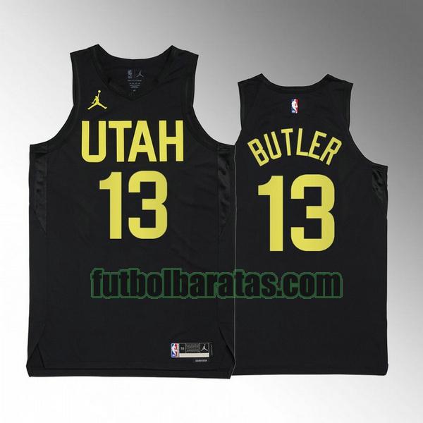 camiseta 2022 2023 jared butler 13 utah jazz negro hombre