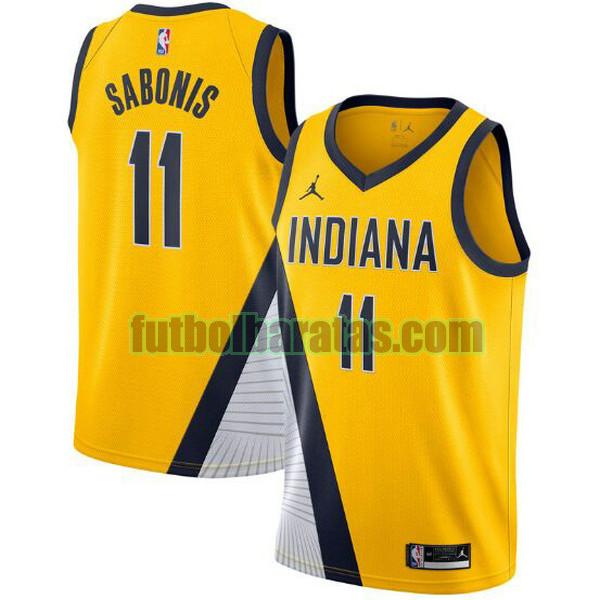 camiseta 2022 2023 langston galloway 11 indiana pacers amarillo hombre