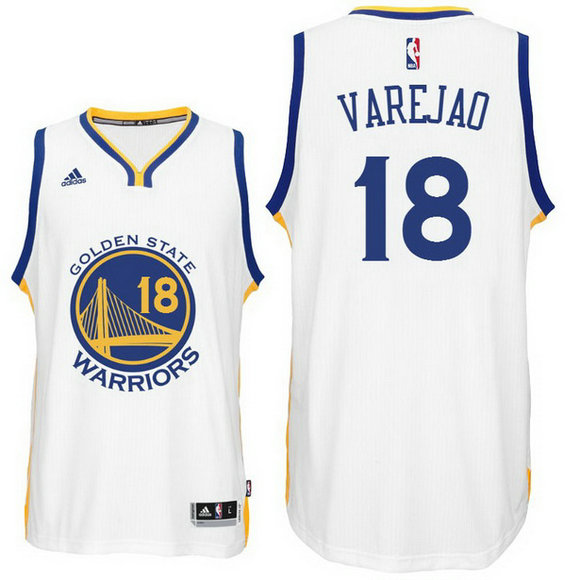 camiseta Anderson Varejao 18 golden state warriors 2017 blanca