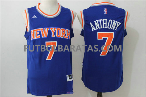 camiseta Anthony 7 new york knicks 2017 azul