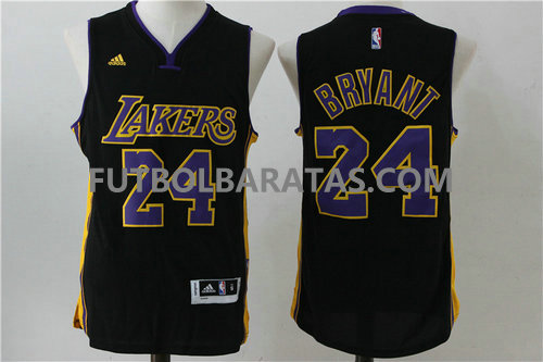 camiseta Bryant 24 logo los angeles lakers 2017 negro