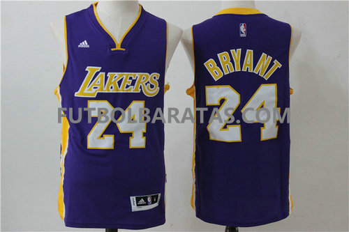 camiseta Bryant 24 logo los angeles lakers 2017 purpura