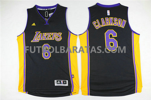 camiseta Clarkson 6 logo los angeles lakers 2017 negro