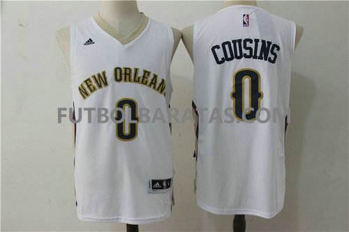 camiseta Cousins logo 0 new orleans pelicans 2017 blanc