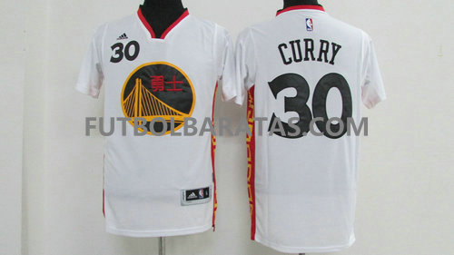 camiseta Curry 30 golden state warriors chino 2017 blanc
