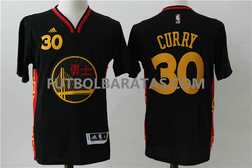 camiseta Curry 30 golden state warriors chino 2017 negro