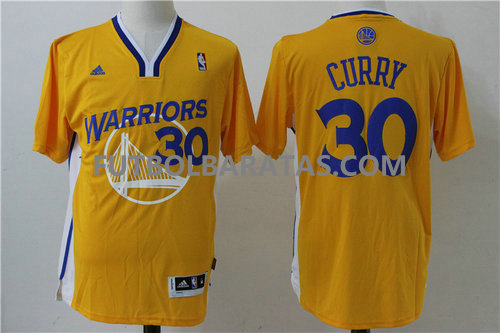 camiseta Curry 30 logo golden state warriors 2017 amarillo