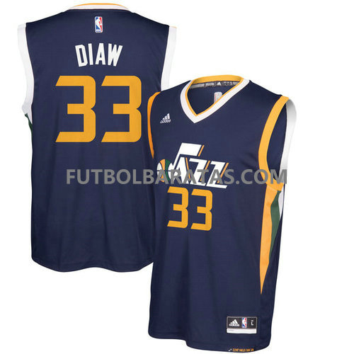 camiseta Diaw 33 utah jazz 2017 azul