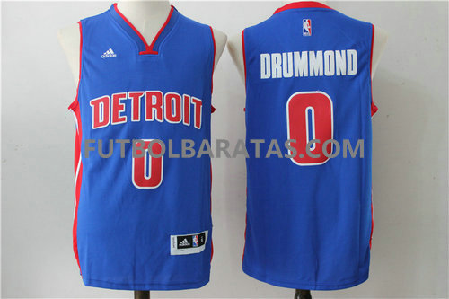 camiseta Drummond 0 detroit pistons 2017 azul