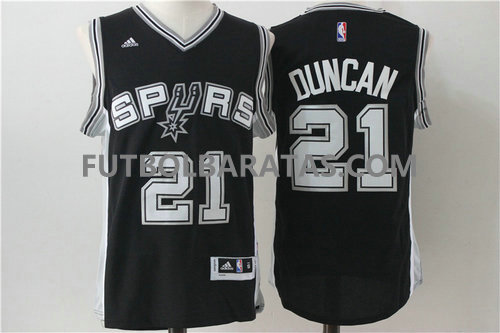 camiseta Duncan 21 san antonio spurs 2017 negro