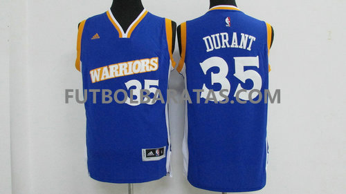 camiseta Durant 35 golden state warriors 2017 azul marino logo warriors