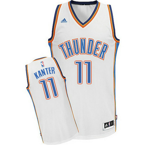 camiseta Enes Kanter 11 oklahoma city thunder rev30 blanca