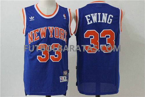 camiseta Ewing 33 new york knicks 2017 azul